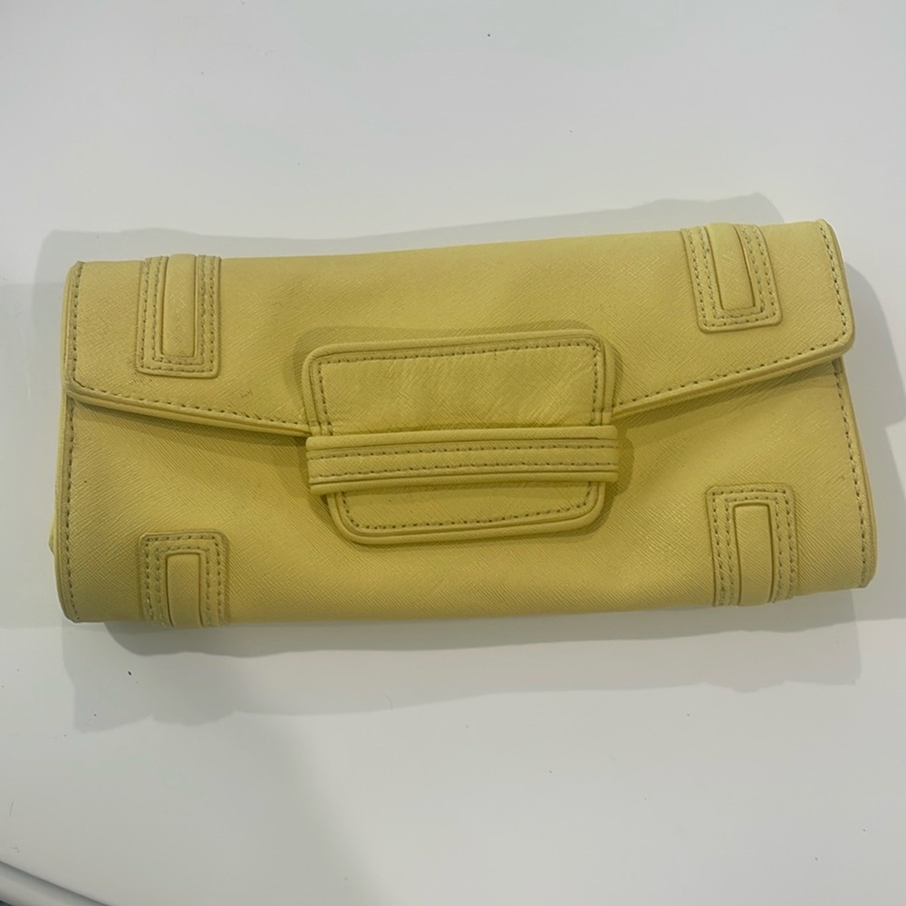 Yellow BCBG Maxazria Clutch